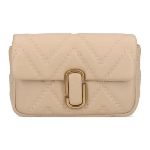 MARC JACOBS Сумка через плечо из кожи женская бежево-желтая