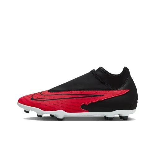 Nike Phantom GX AG Искусственная трава Противоскользящие Устойчивые к истиранию Футбольные бутсы Унисекс Черный Красный