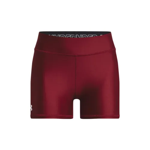 Under Armour Бордовые Женские Шорты для Йоги