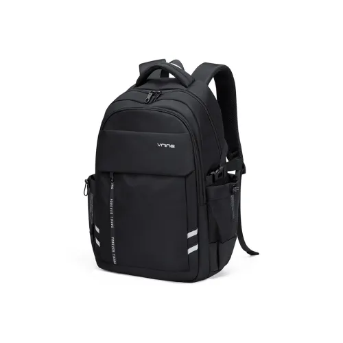 V.NINE Ткань Рюкзак 15,6 Выпускной Дорожный Рюкзак Большой Мужской Обсидиан Черный