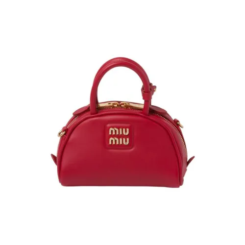 MIU MIU Сумка через плечо из кожи женская красная