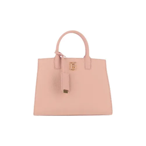 Burberry Рельефная Телячья Кожа Сумка через плечо Сумка Женская Розовая