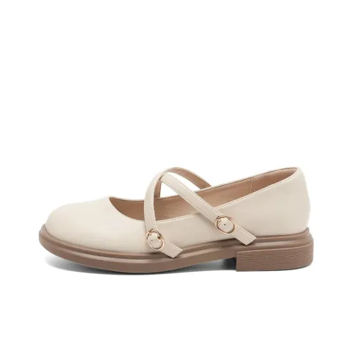 AGSDON Грубый каблук Мэри Джейн обувь 3 см женская