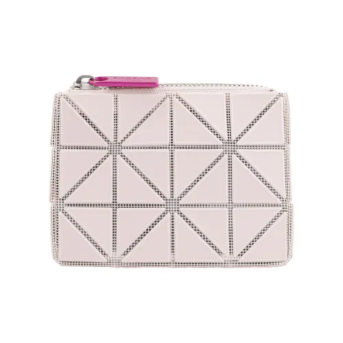 ISSEY MIYAKE Поливинилхлорид Монета Кошелек Держатель для карт кошелек Женские Светлый Бежевый