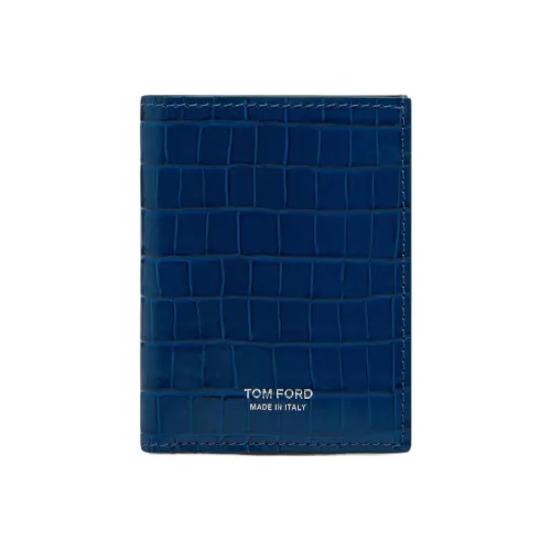 TOM FORD Кожа Кошелек Мужской Синий