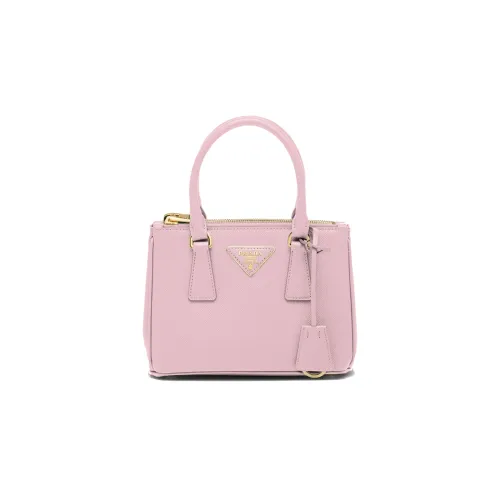 PRADA Galleria Killer Bag Сумка через плечо из кожи мини-сумка для женщин розовая