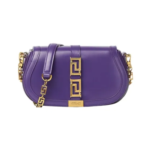 FANSIZHE Сумка через плечо из коровьей кожи женская фиолетовая