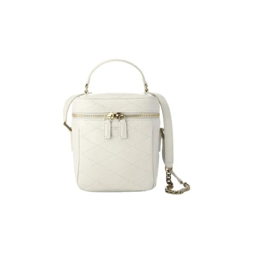 SAINT LAURENT Кожа Портативный Crossbody Сумка Сумка через плечо Стандартная Женская Белая