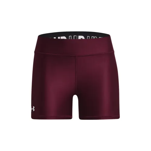 Under Armour Умбра Красный Женские Шорты для Йоги