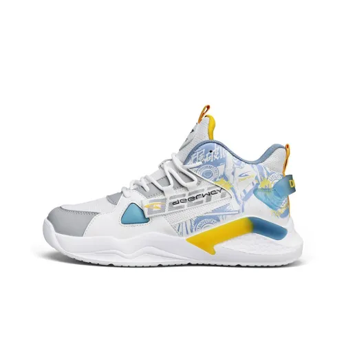 DEERWAY Повседневный Низкий Топ White Moon Yellow Men's