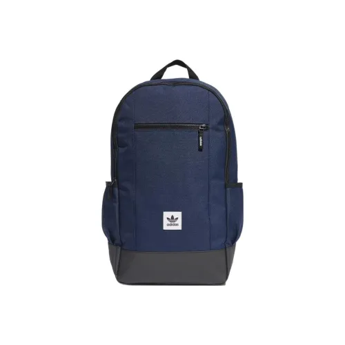 Adidas Originals Полиэстер Плетеный Рюкзак Стандартный Унисекс Морской Синий