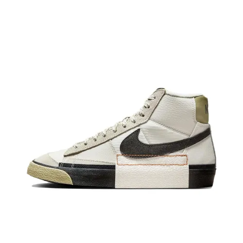 Nike Blazer Mid Топ Скейтборд Кроссовки Мужские Белый Черный