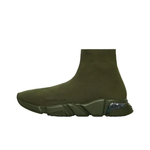 Balenciaga Speed MID Топ Повседневная обувь Мужской Яшмовый