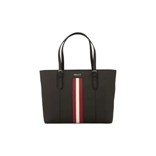 BALLY Кожа Тоут Сумка Сумка для покупок Сумка Сумка через плечо Женская Черная