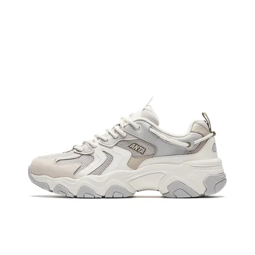 ANTA Starry Sea Дышащий Низкий Топ Casual Мужской Ecru