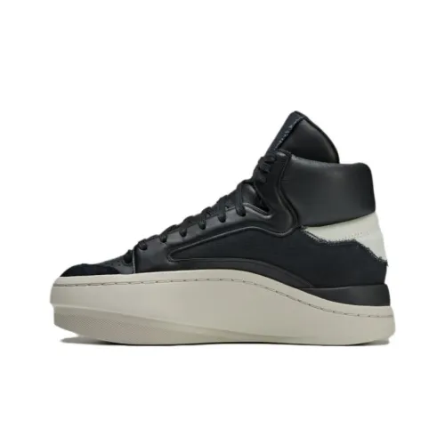 Y 3 Centennial MID Топ Скейтборд Кроссовки Унисекс Черный