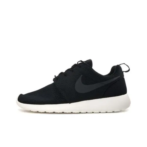 Nike Roshe Run Slip-resistant и дышащий низкий топ для повседневного бега мужские черный