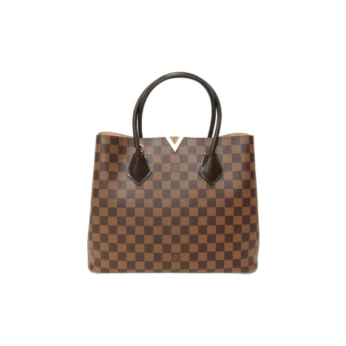 LOUIS VUITTON Покрытый холст с кожаными вставками сумка через плечо сумка обычная женская коричневый