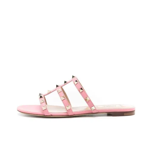 Valentino Rockstud Слипоны Женские Розовые