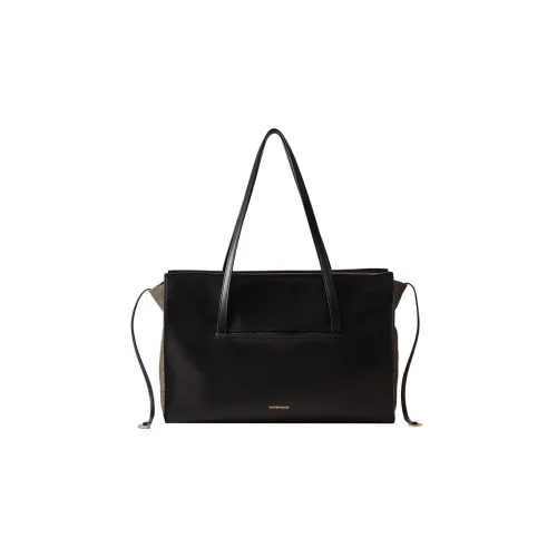 BORBONESE Napa Голень Кожа Сумка Сумка через плечо Большая Женская Черная Глина Серый