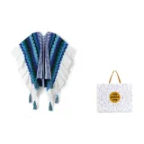 Белая кромка, синий, 07