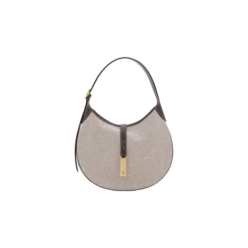 Polo Ralph Lauren Хлопок Сумка Сумка через плечо Средняя Женская Серый и Черный