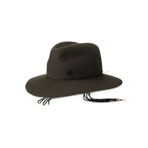 Maison Margiela Шерстяной войлок Цилиндры Женские Темно-коричневый