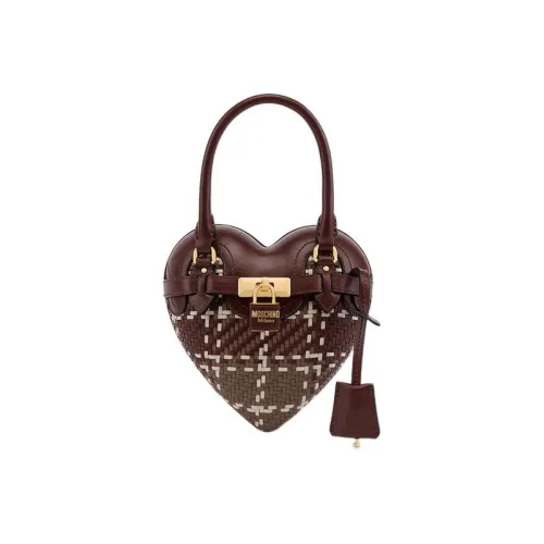 MOSCHINO Сумка через плечо из коровьей кожи женская коричневая