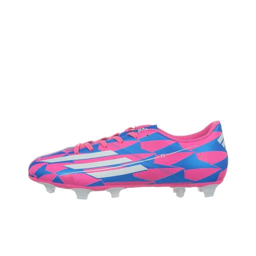 Adidas F5 FG Твердый грунт противоскользящие устойчивые к истиранию футбольные бутсы мужские клубничного цвета