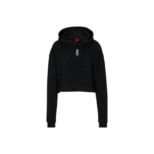 HUGO BOSS Черные Женские Свитшоты