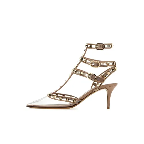 Valentino One Ремень Сандалии Женские Светлый Умбра