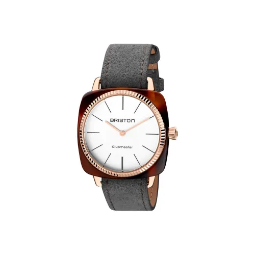 BRISTON Elegant Collection Наручные часы Кварцевый механизм Кожаный ремешок 37 мм Белый циферблат Унисекс 22937.PRA.T.2.LNT