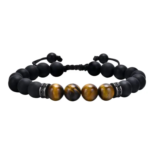 LIANDUO Браслеты с камнем агат и тигровым глазом мужской