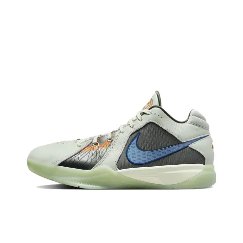Nike KD 3 MID Топ Винтажные баскетбольные кроссовки Мужской Зеленый