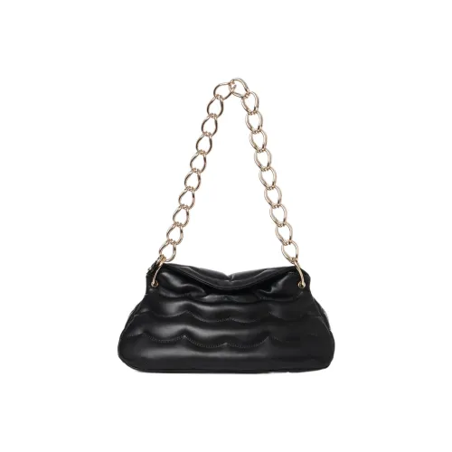 Chloe Juana Мягкий Яркий Телячья кожа Сумка через плечо Женская Черная