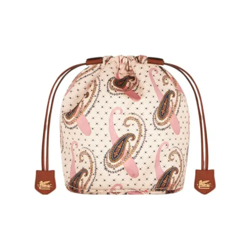 ETRO Полиэстер Телячья кожа Клатч Стандартный Женский Розовый