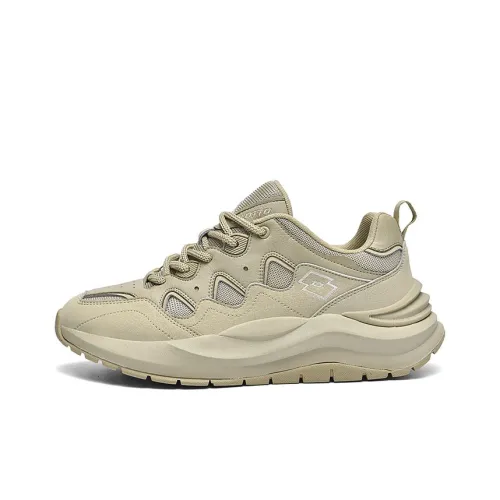 LOTTO Амортизация Противоскользящий Устойчивый к истиранию Легкий Низкий верх Покрытие Мужские кроссовки с толстой подошвой