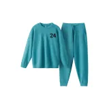 Мужской, круглый вырез, зеленый.