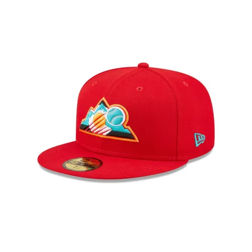 New Era Полиэстер Кепки Унисекс Красный