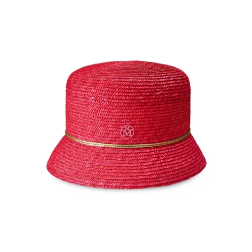 Maison Margiela Шляпы ведра из соломы Женские Красные