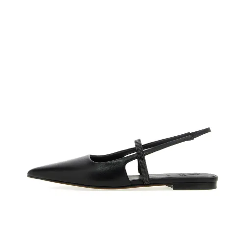 Brunello Cucinelli Monile Женские повседневные туфли Черный Женские