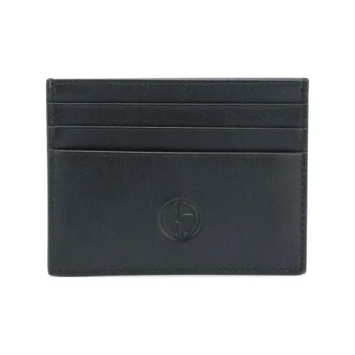 GIORGIO ARMANI Кожа Держатель для карт Мужской Черный