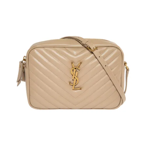 SAINT LAURENT Кожа Camera Сумка Сумка через плечо Сумка на плечо Женская Темно-бежевый