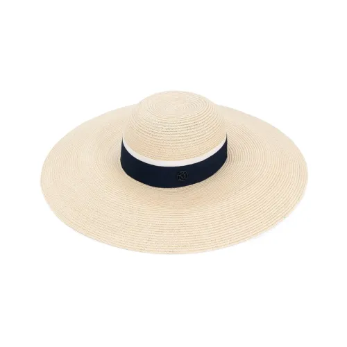 Maison Michel Hemp Шапки и Кепки Женские Бежевые