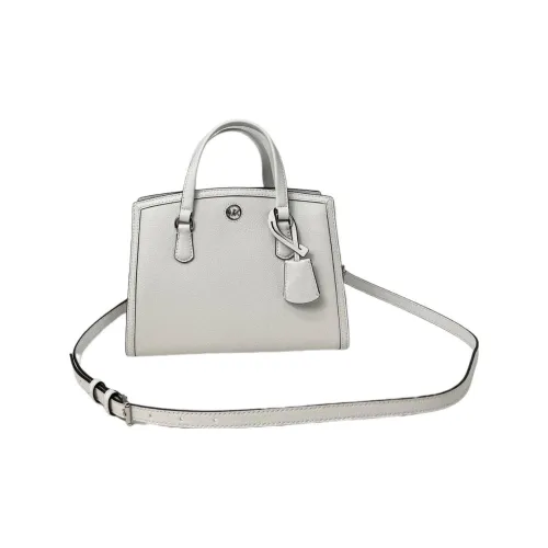 MICHAEL KORS Chantal Коровья кожа Курьерская сумка Сумка Маленькая Women's Silver
