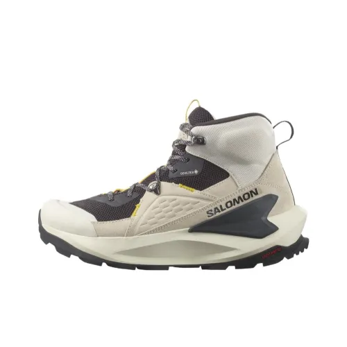 SALOMON Elixir MID Gore Te Slip Resistant Abrasion Resistant MID Топ Уличная обувь Мужской Серый