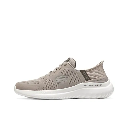 Skechers Повседневные Низкие Кеды Серые Мужские