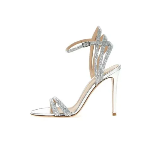 GIANVITO ROSSI One Ремешок Сандалии Женские Серебряные