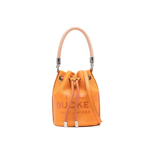 MARC JACOBS Full GRAIN LEATHER Сумка-ведро Сумка через плечо Сумка мини Женская Морковный Апельсин