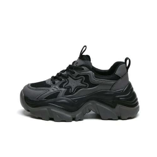 WOOS BOBO Низкий топ обувь с толстой подошвой 7 см женская